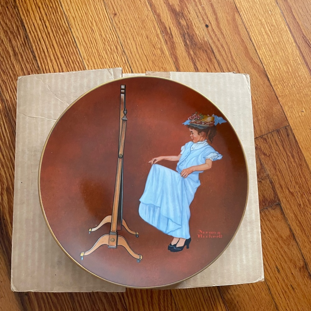 Strictly Limited Edition Norman Rockwell Plate